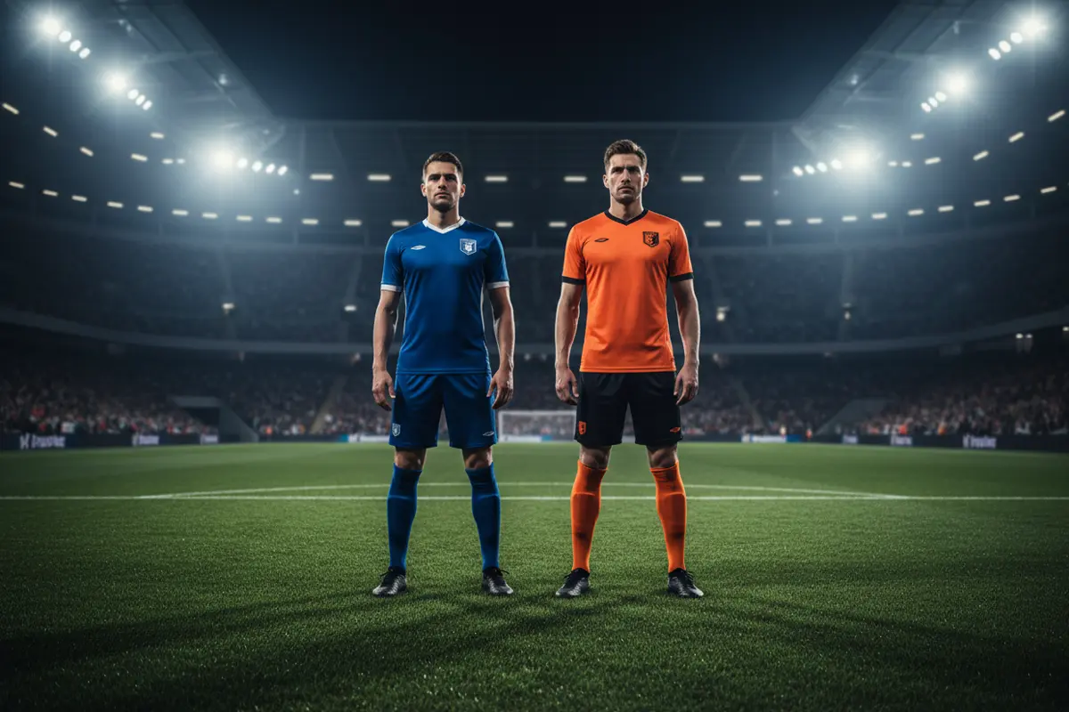 Deux attaquants côte à côte sur le terrain